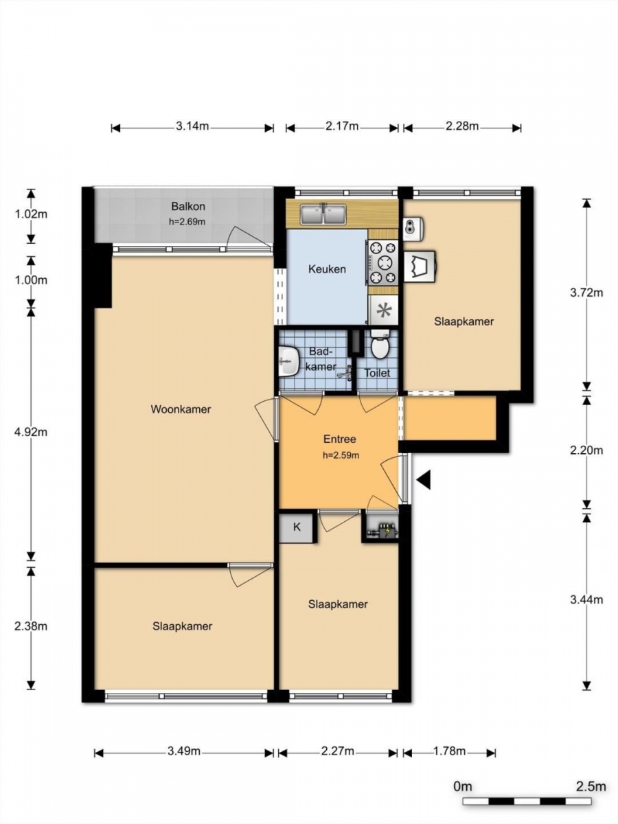 Te Huur 4 Kamer Appartement Lindestraat In Alphen aan den Rijn